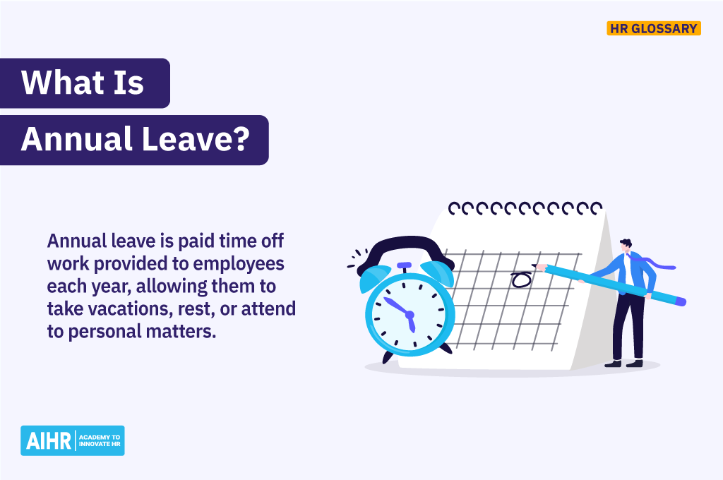 Definition of the term "annual leave".