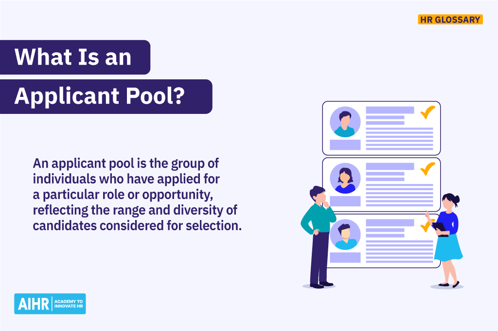 Definition of the term "applicant pool."