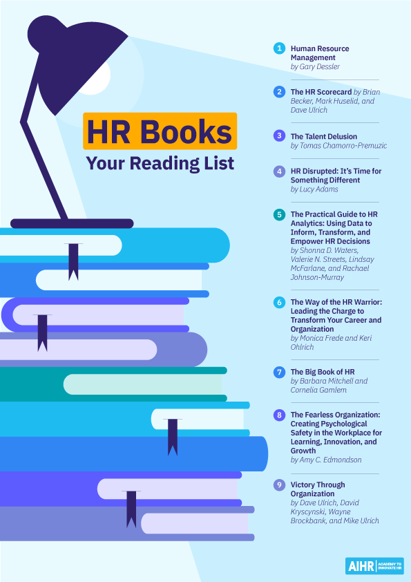 An HR books reading list for starting and experienced HR professionals.