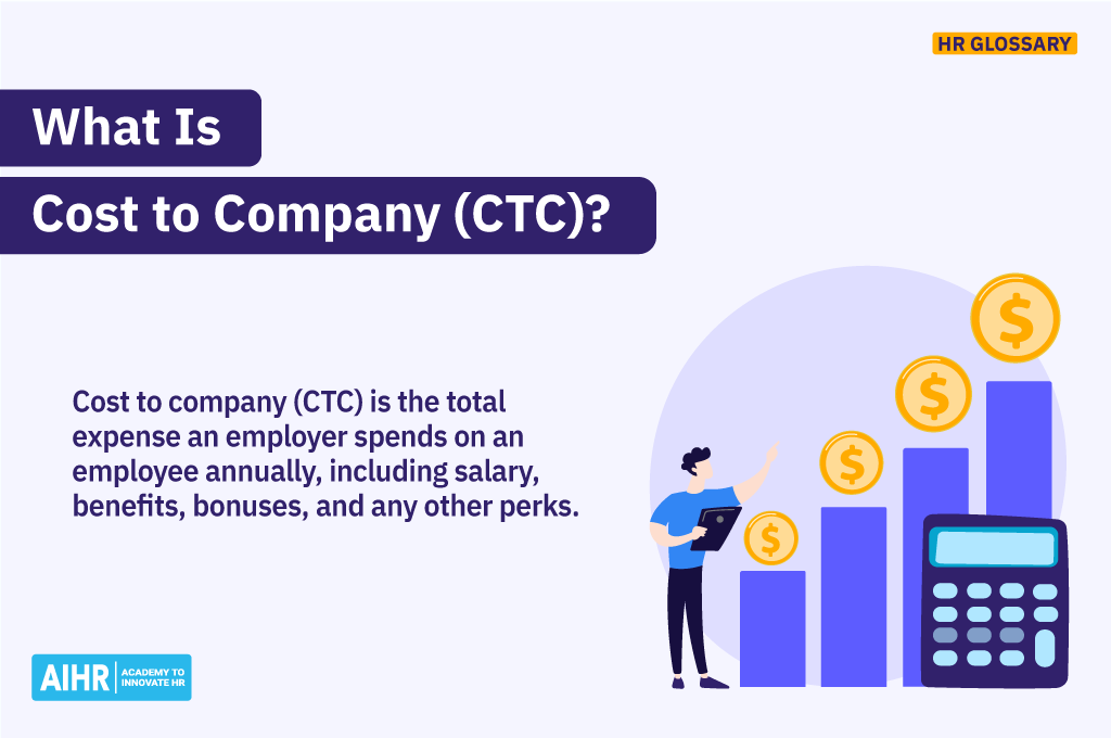 Definition of the term "cost to company (CTC)."