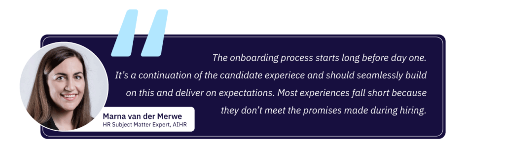 Marna van der Merwe: ''The onboarding process starts long before day one. It’s a continuation of the candidate experience and should seamlessly build on this and deliver on expectations. Most experiences fall short because they don’t meet the promises made during hiring.''