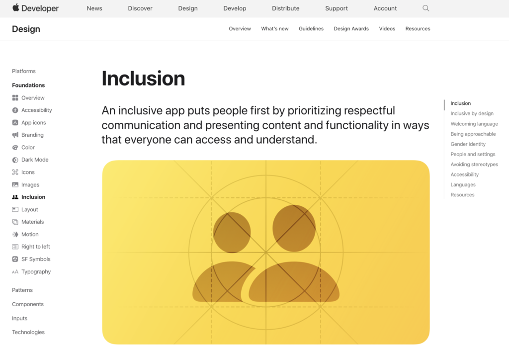 Apple Developer's Inclusive By Design